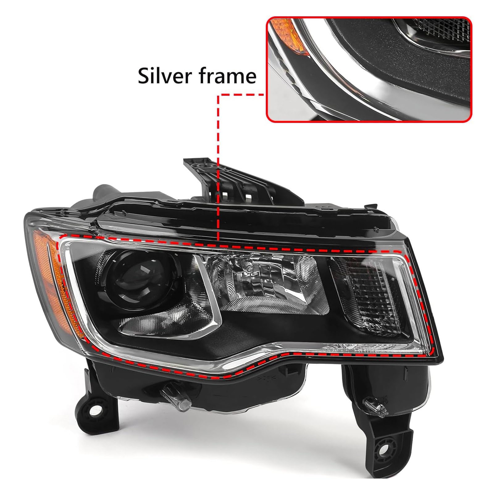 Amazon.com: Huray Right Halogen Headlight for Jeep Grand Cherokee